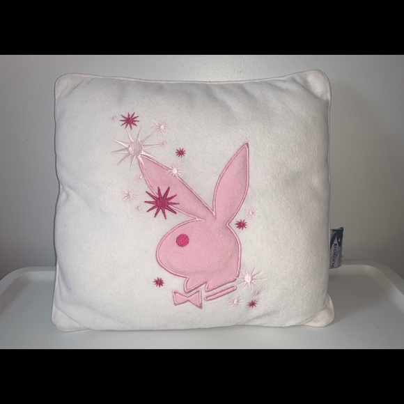 SOLD Playboy Square Pillow / Cushion - Picture 4 of 7